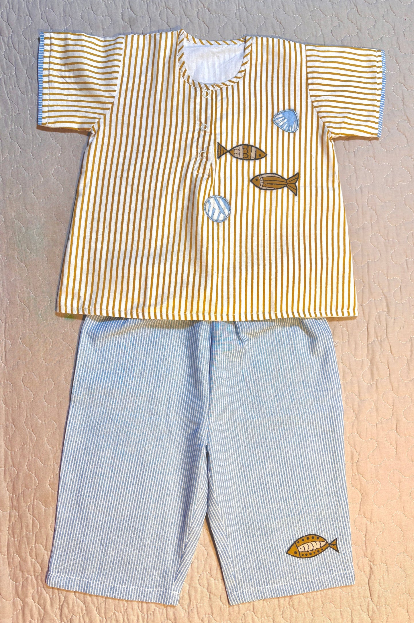 Flying Fish Appliqué Summer Set