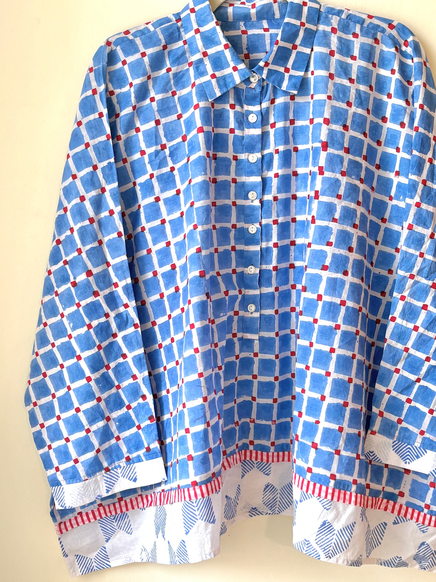 Blue Picnic Flo' Shirt for Moms