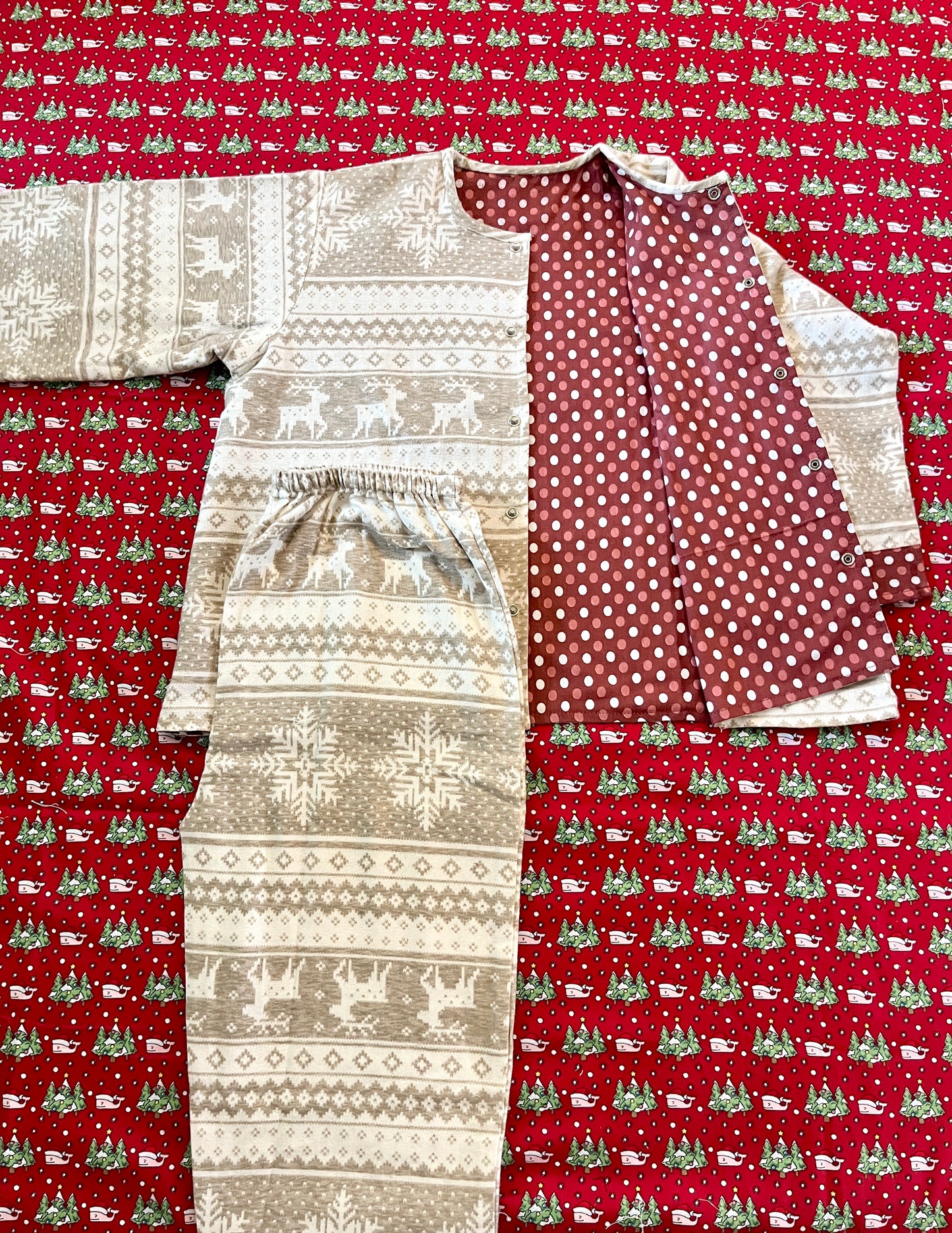 Christmas Flannel Reversible Coords