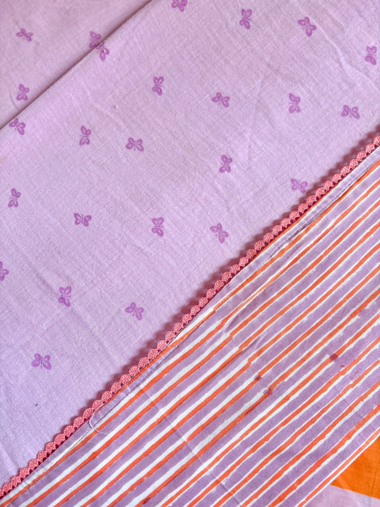 Butterfly Full Size Muslin Blanket