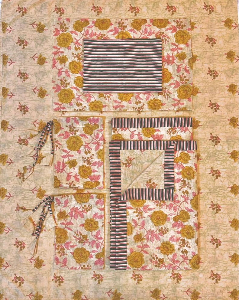 Bed of Roses Cot Bedding Set