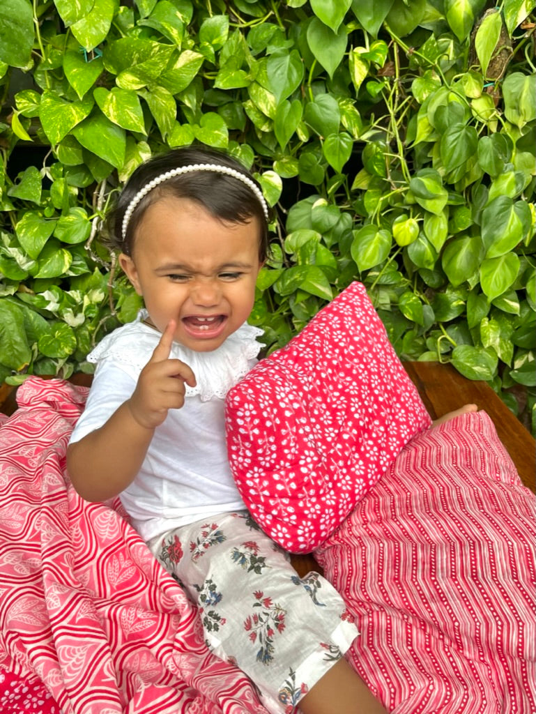 Pink Paradise Cot Bedding Set