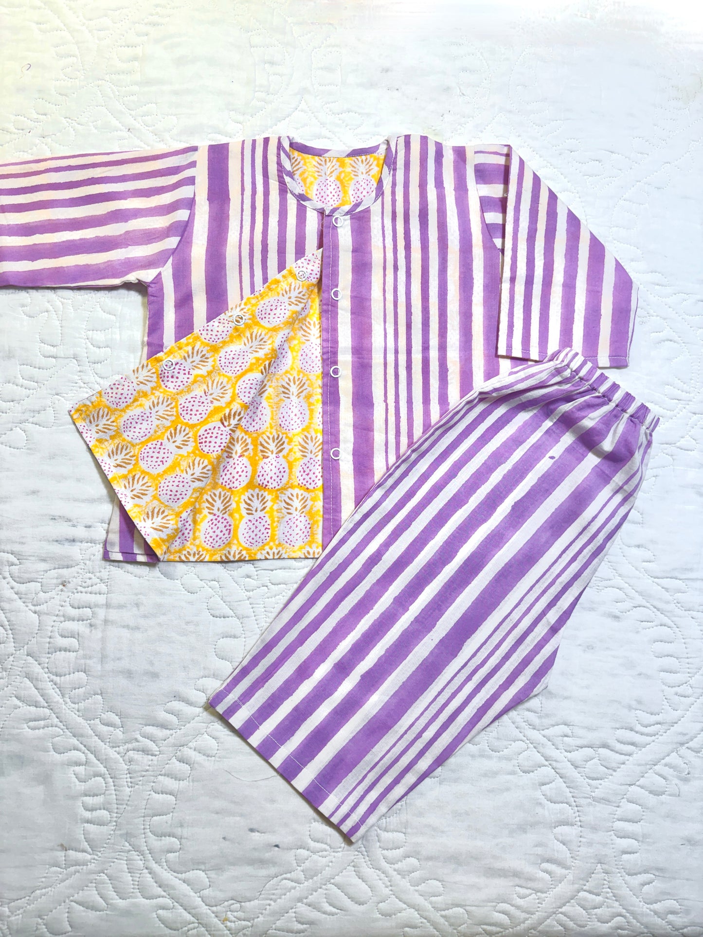 Purple Pineapple Reversible Coords