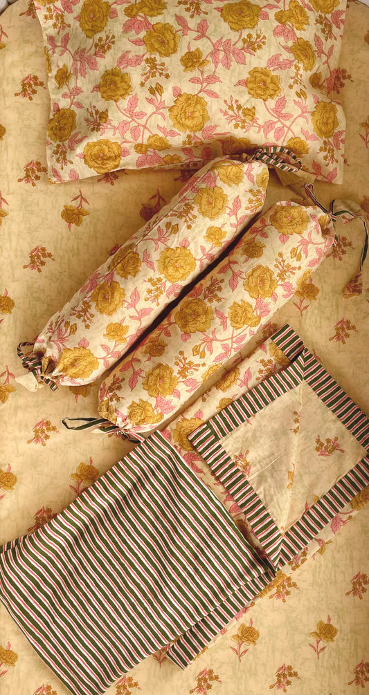Bed of Roses Cot Bedding Set