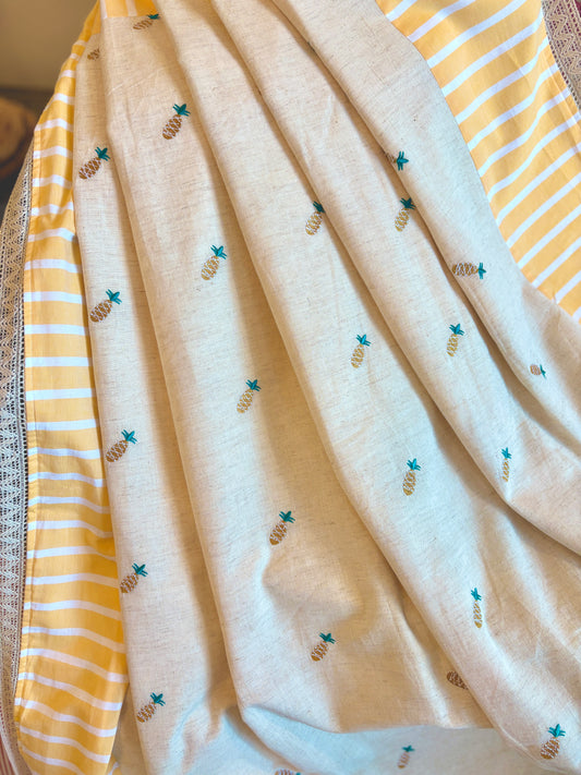 Pineapple Adult Embroidered Dohar