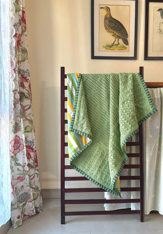 Cucumber Knitted Blanket