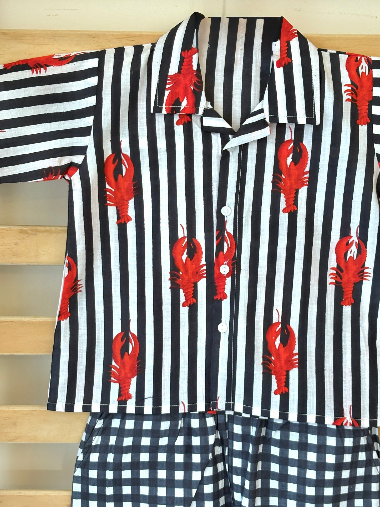 Lobster Beach Shorts Set