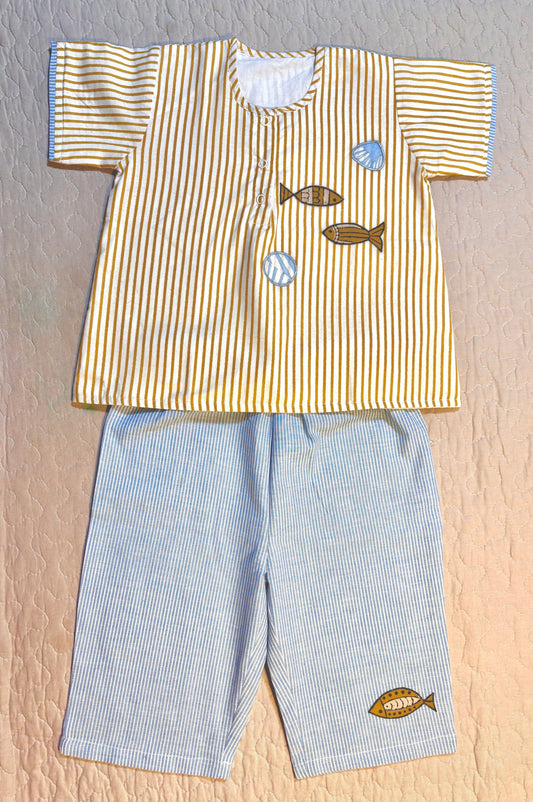Flying Fish Appliqué Summer Set