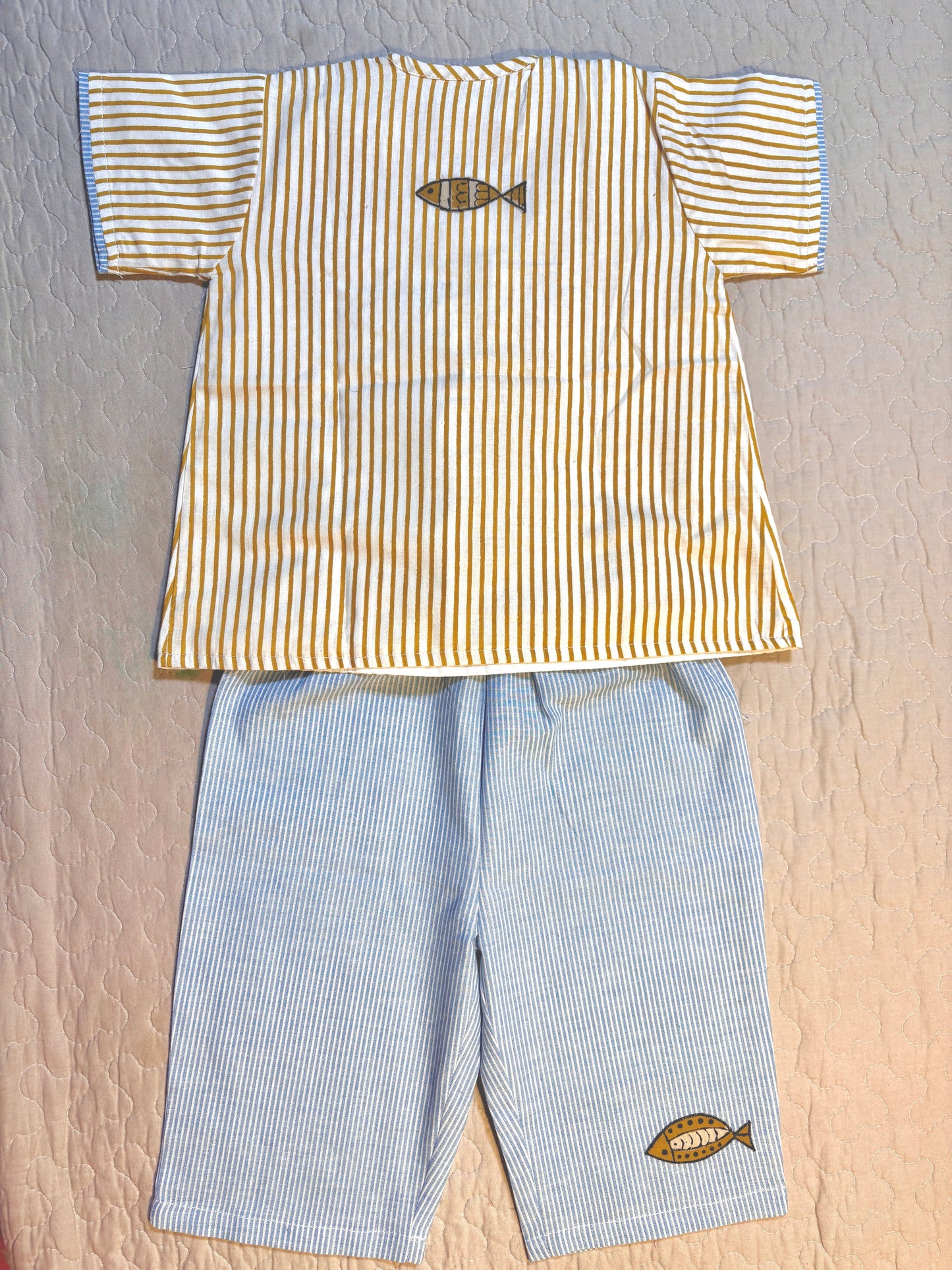 Flying Fish Appliqué Summer Set