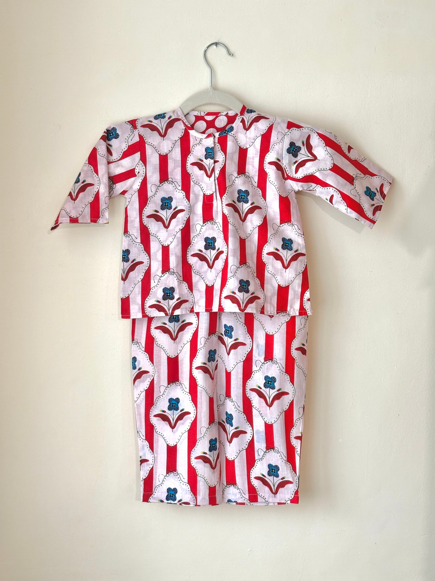 Red Polka Reversible Coords
