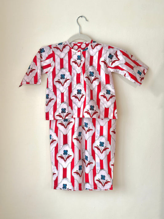 Red Polka Reversible Coords