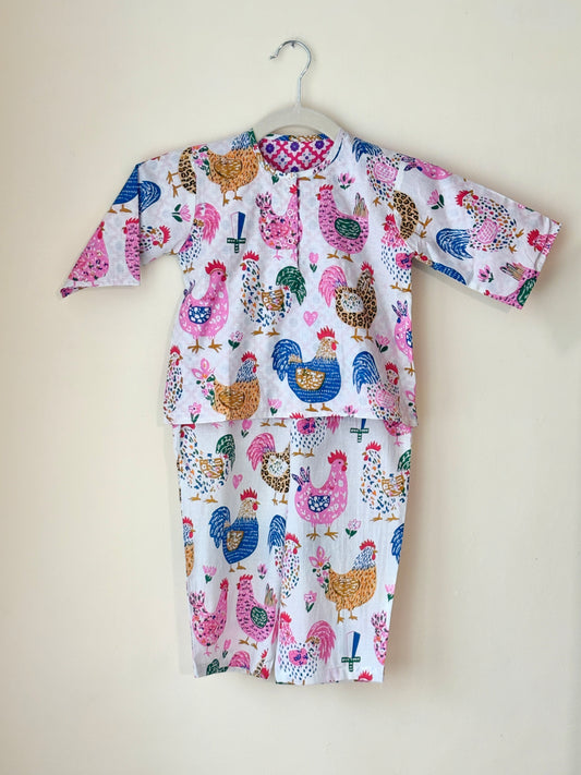 Candy Chicken Reversible Coords