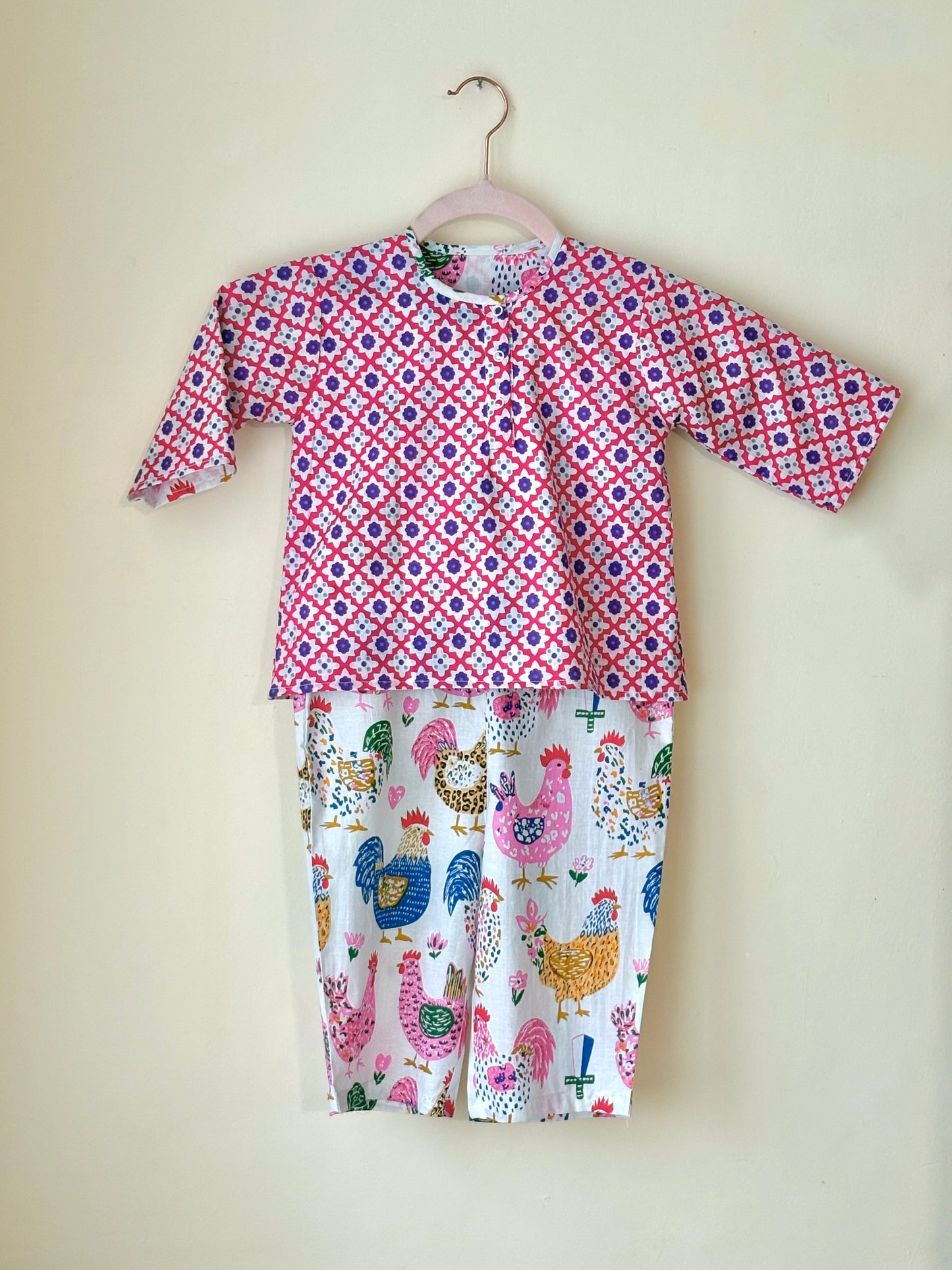 Candy Chicken Reversible Coords