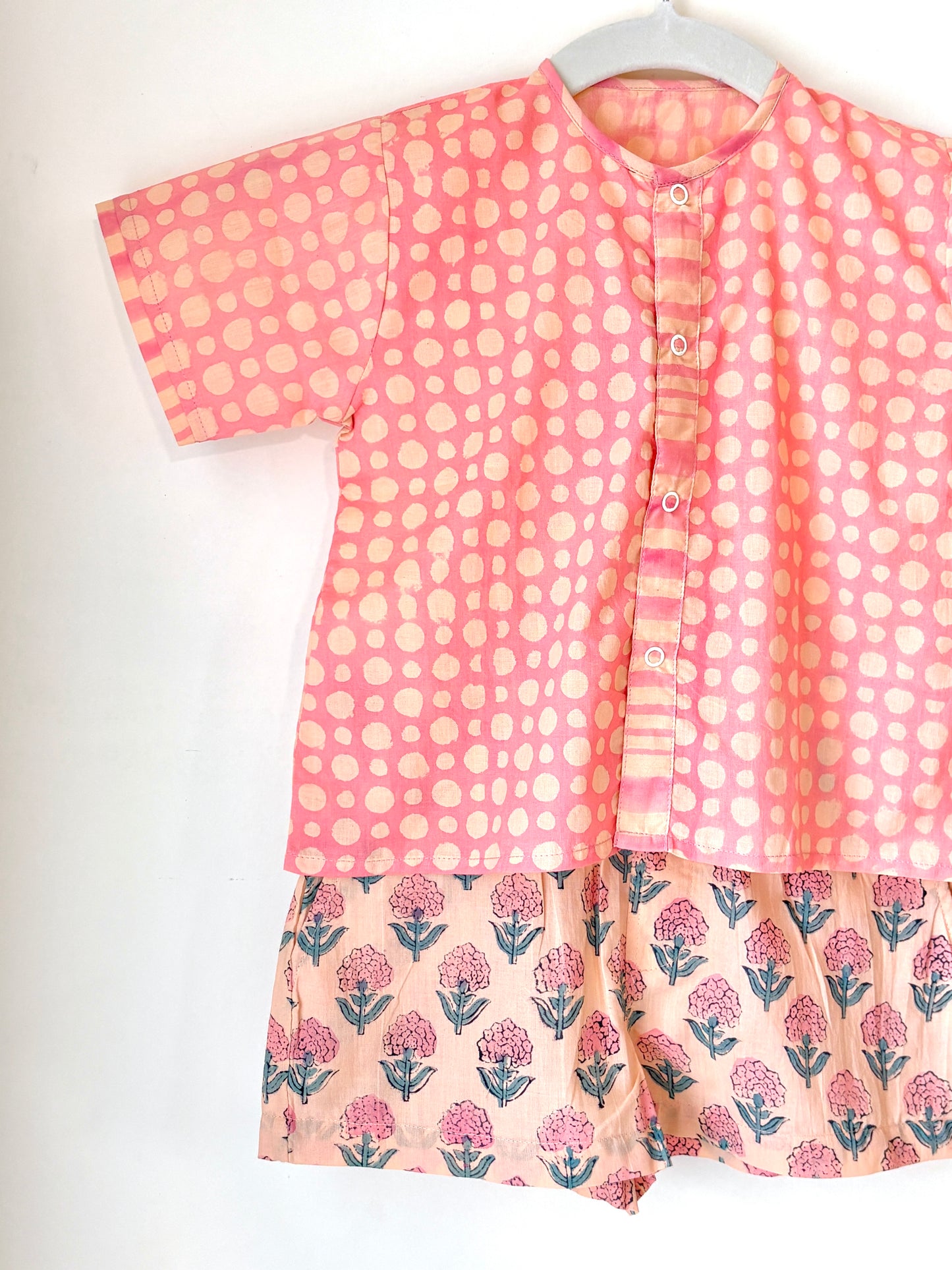 Peach Tree Shorts Set