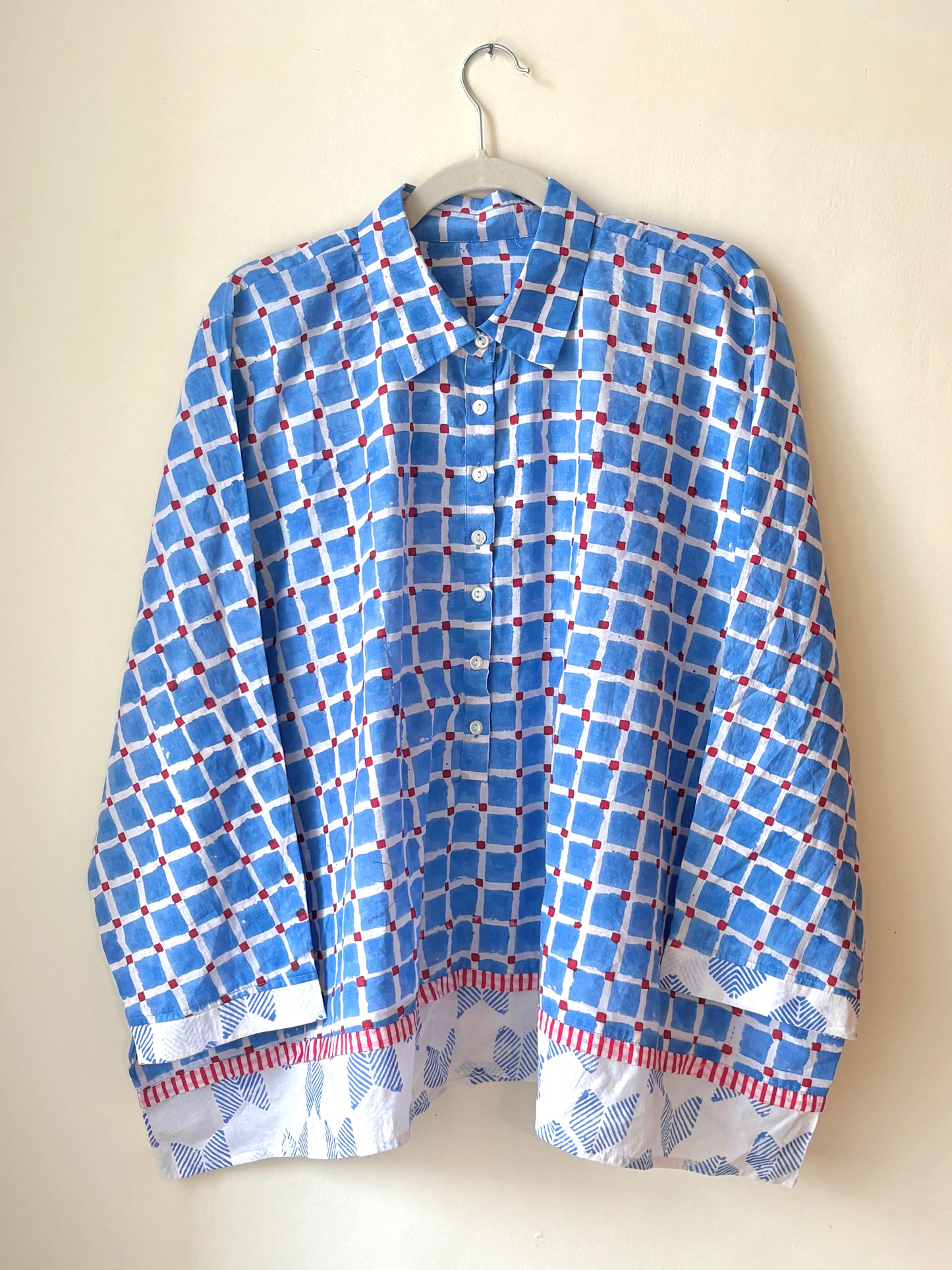 Blue Picnic Flo' Shirt for Moms