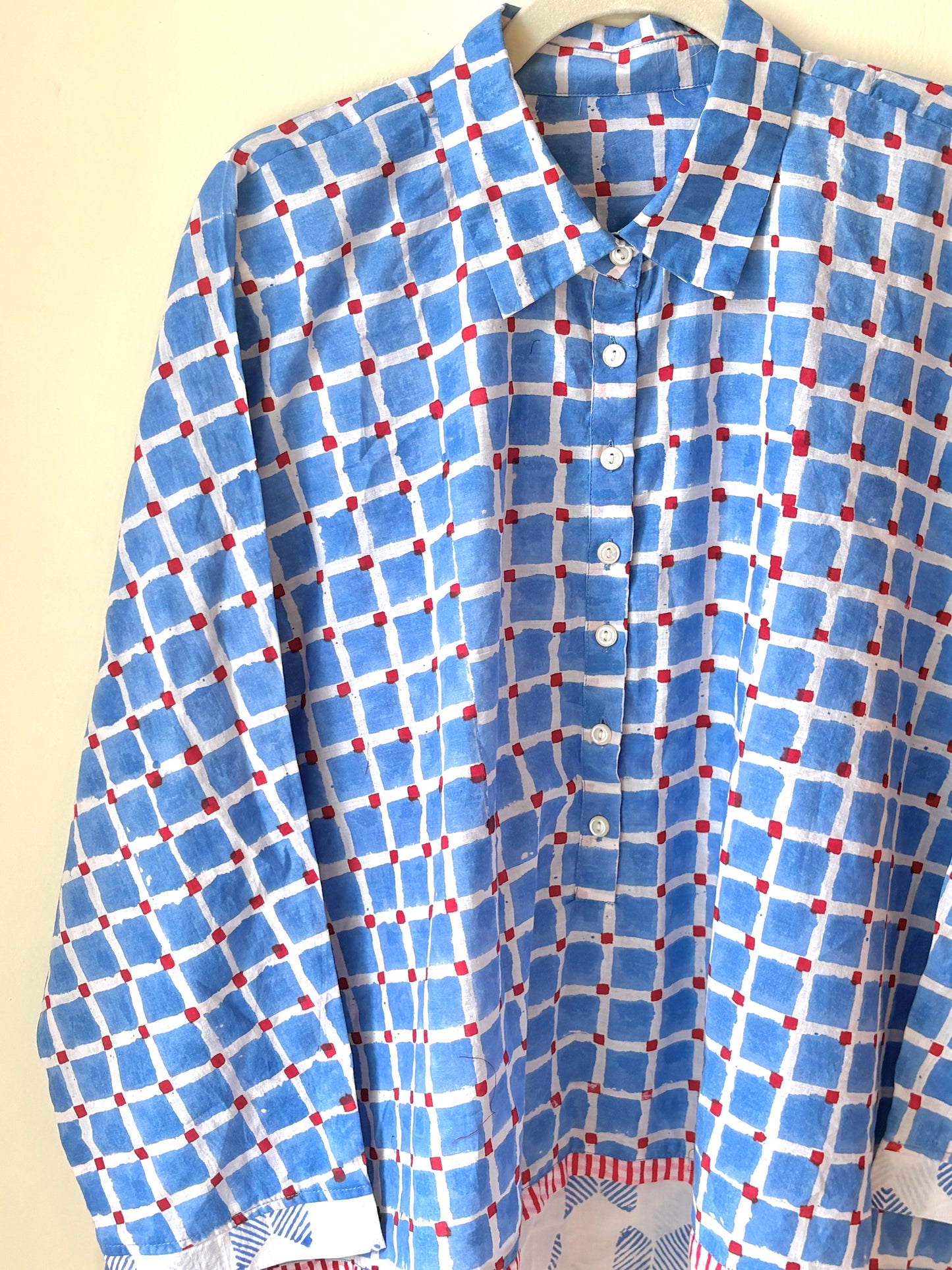 Blue Picnic Flo' Shirt for Moms