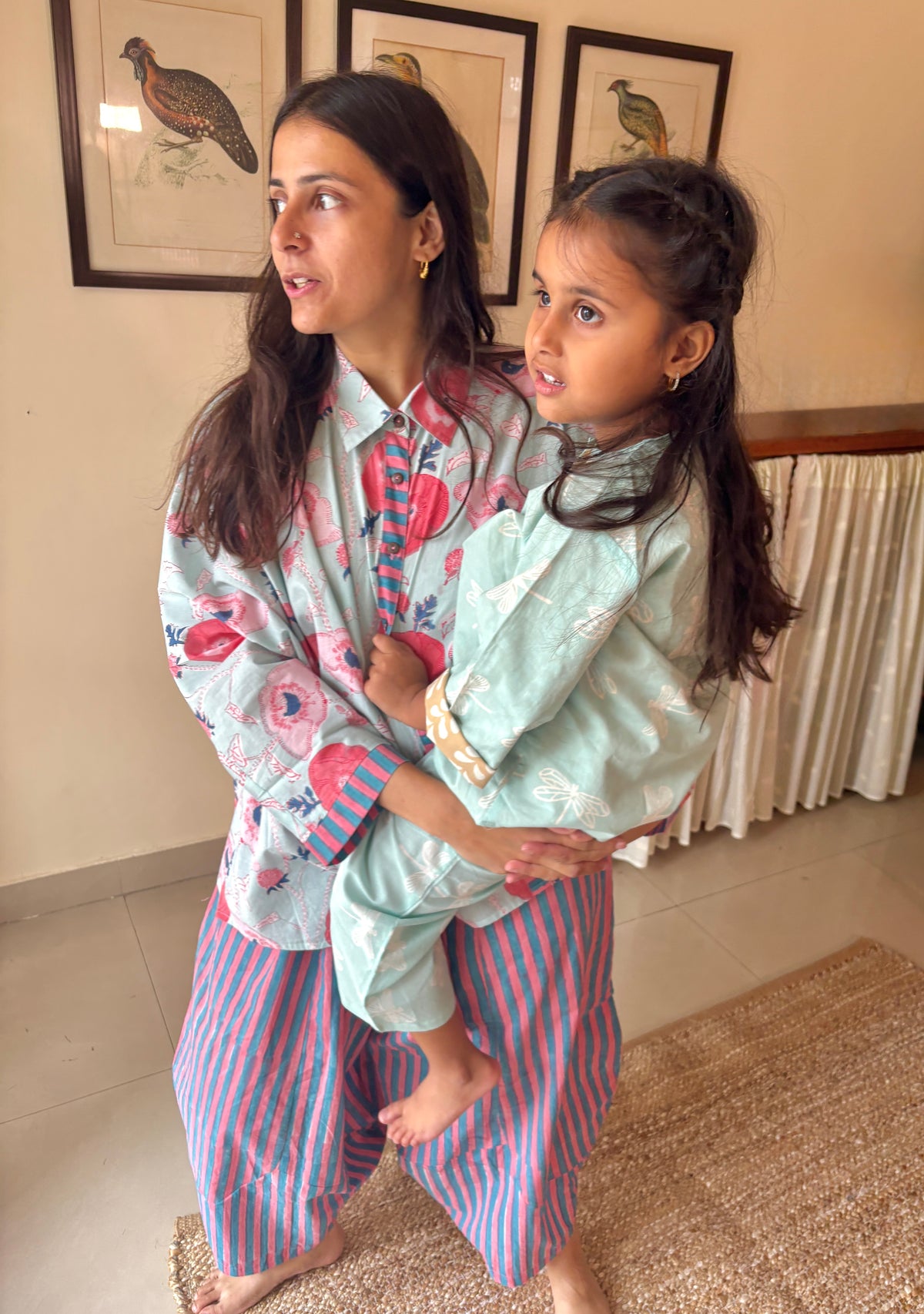 Bubblegum Waterfall Pants for Moms