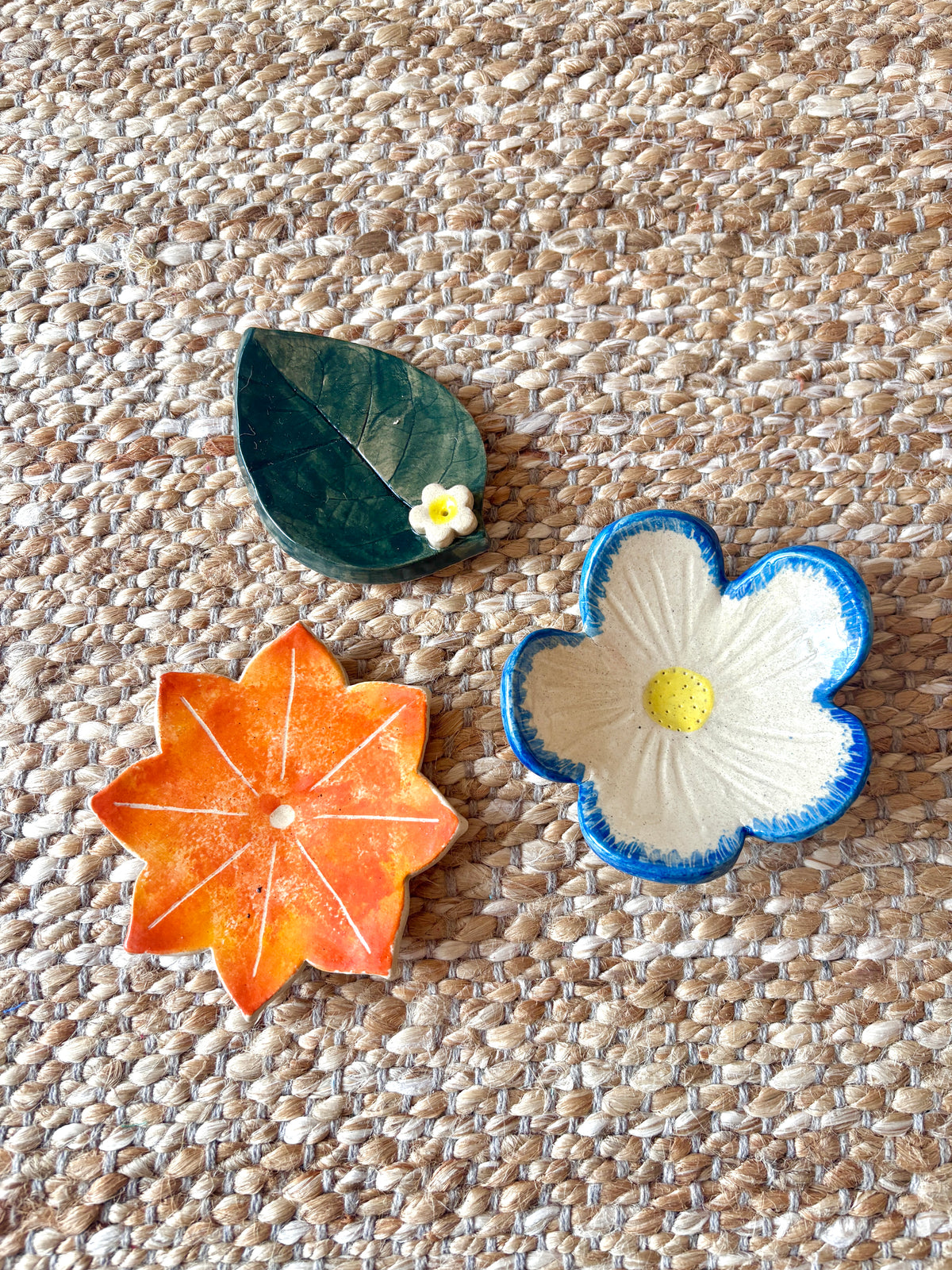 Set of 3 Tea Light and Agarbatti Stand