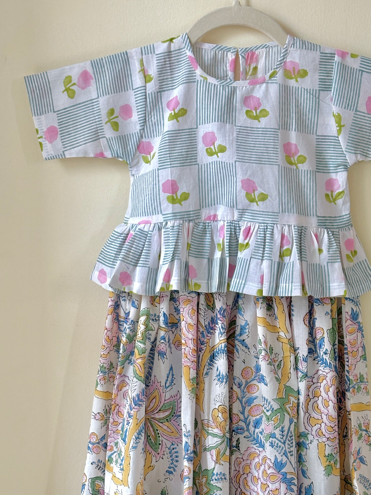 Cherry Blossom Peplum Lehenga Set