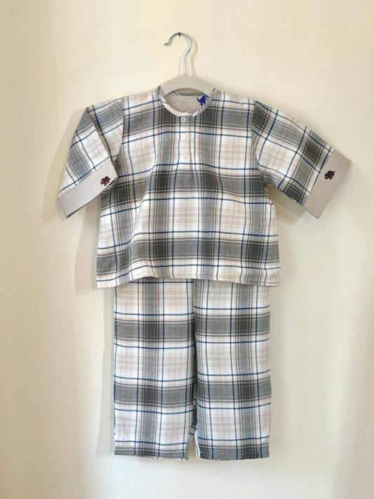 Vintage Dino Flannel Reversible Coords