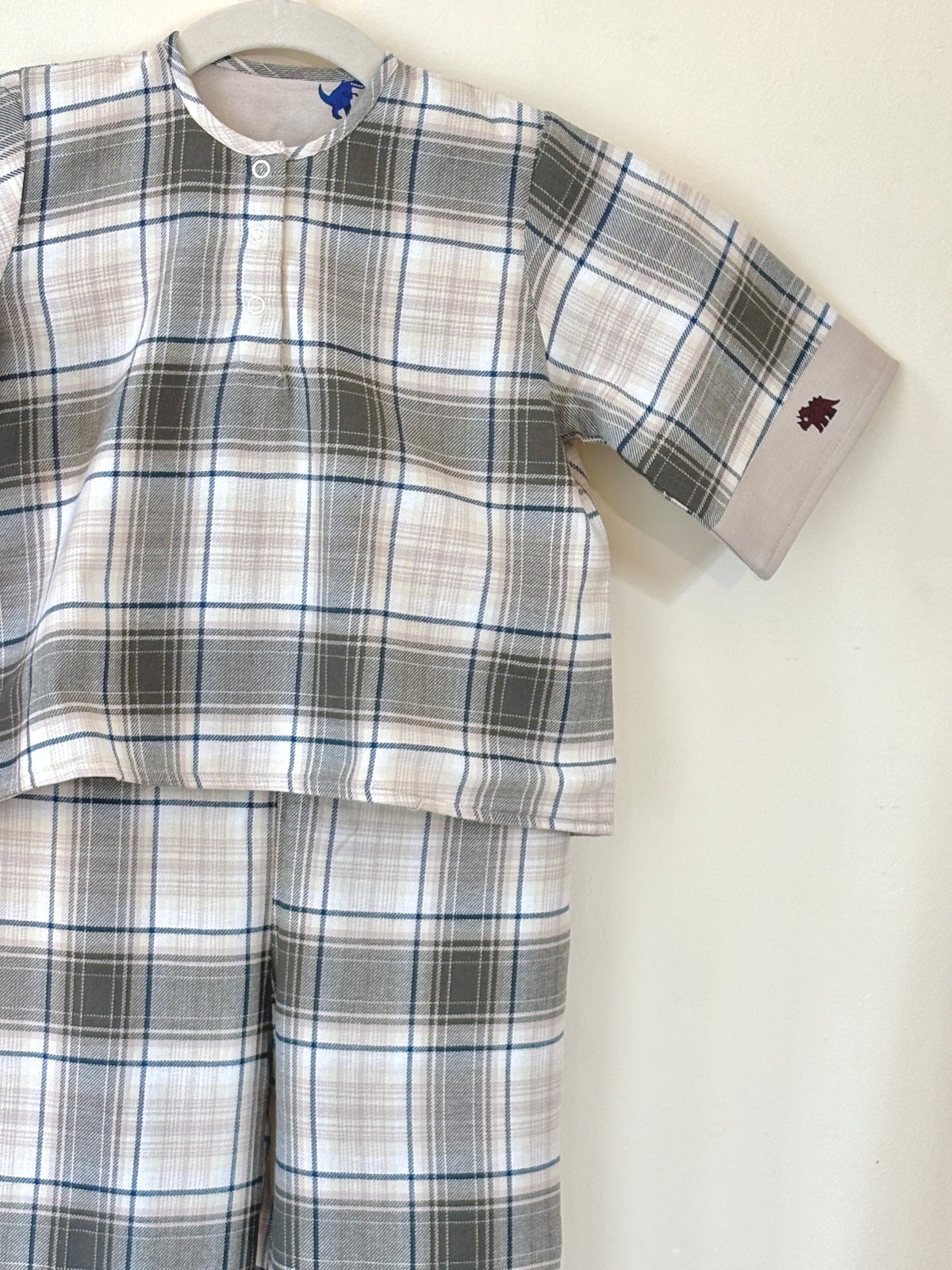 Vintage Dino Flannel Reversible Coords