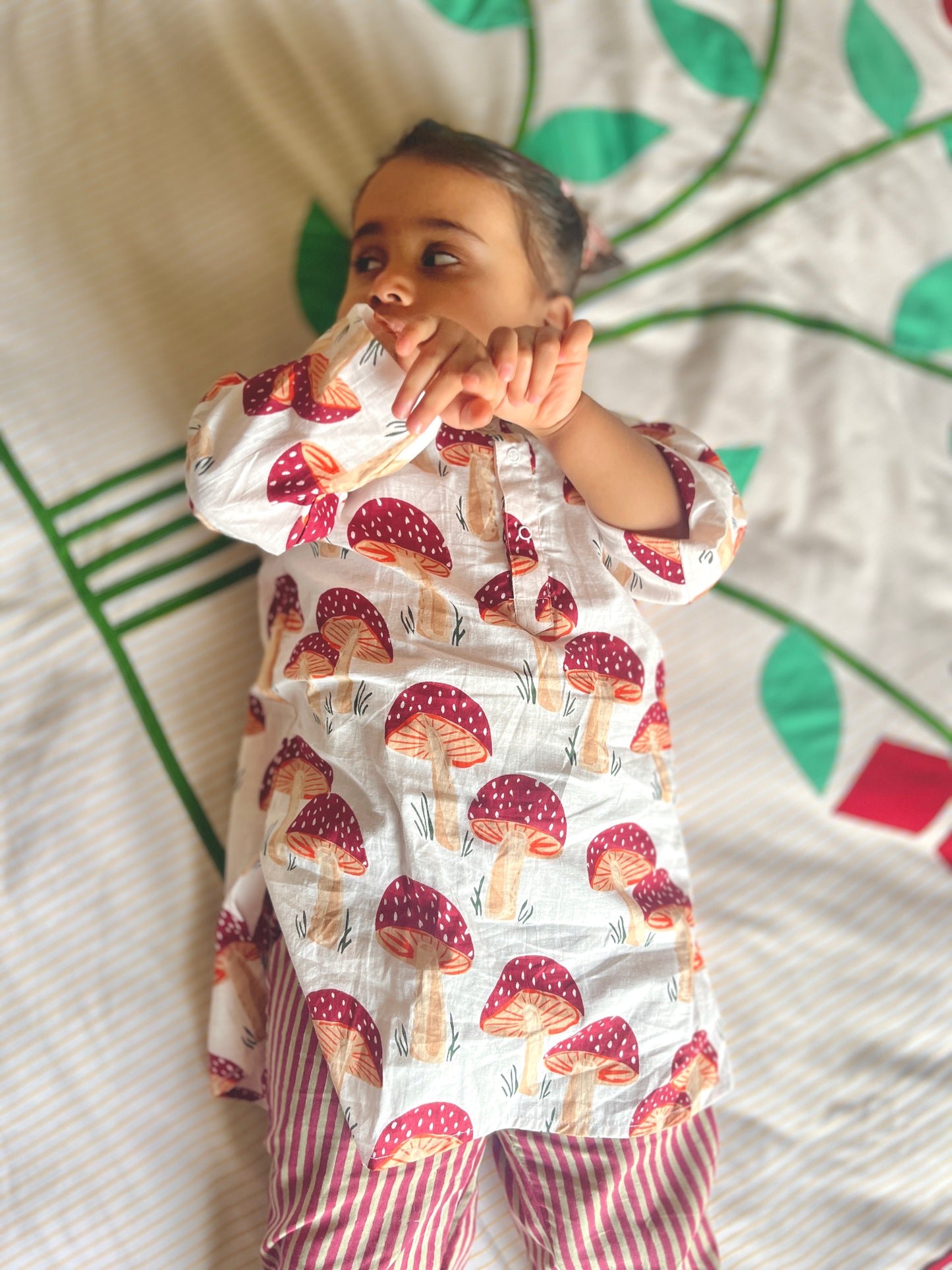 Magic Mushrooms Kurta Pajama Set