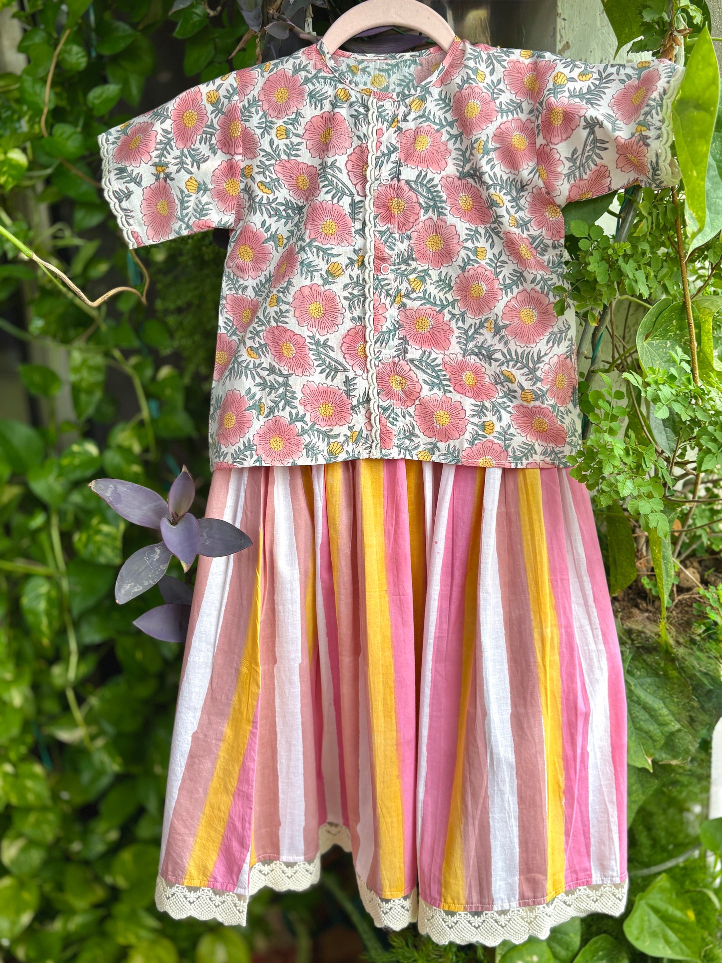 Garden Rose Lehenga Set