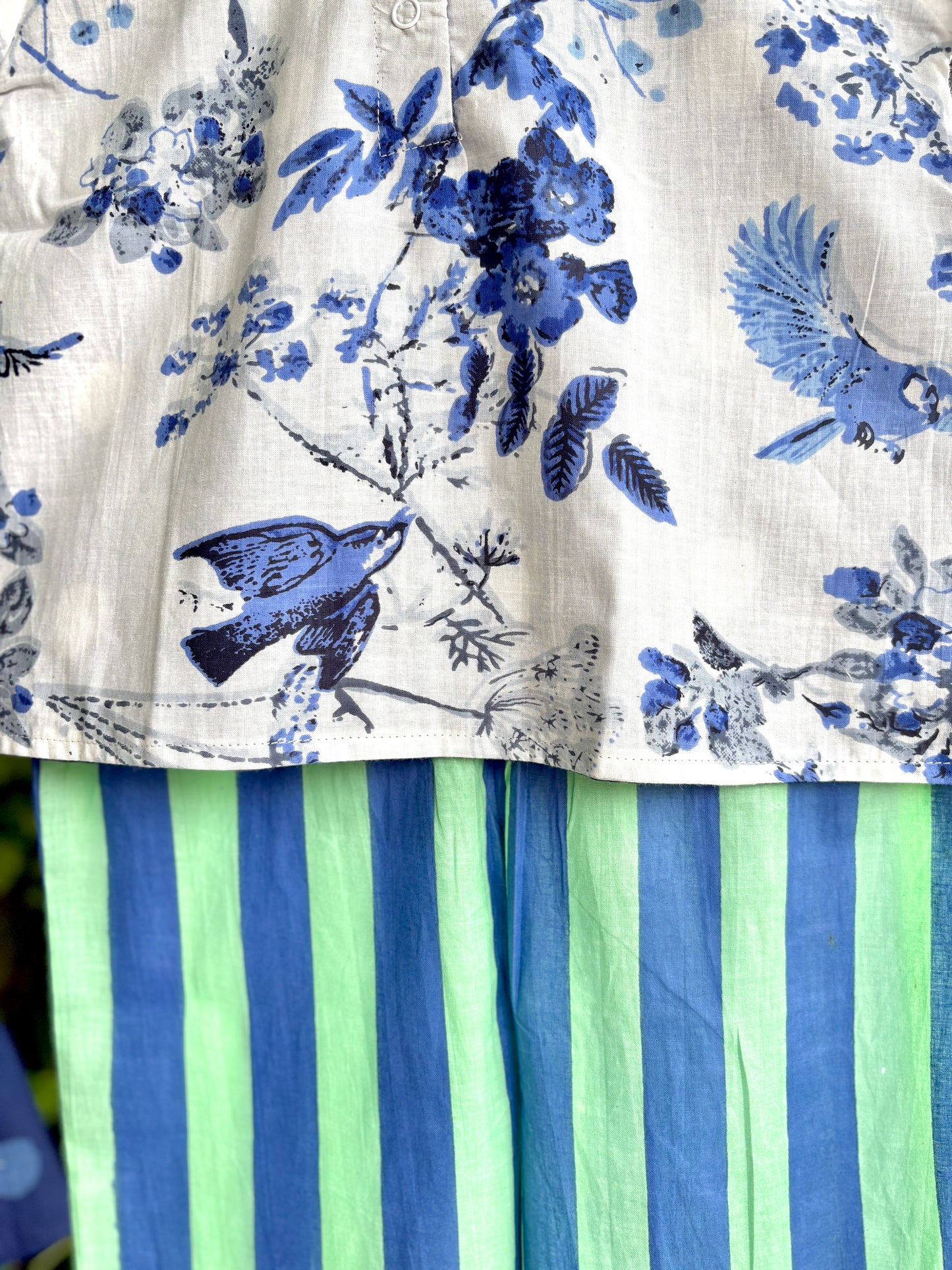 Blue Porcelain Reversible Coords