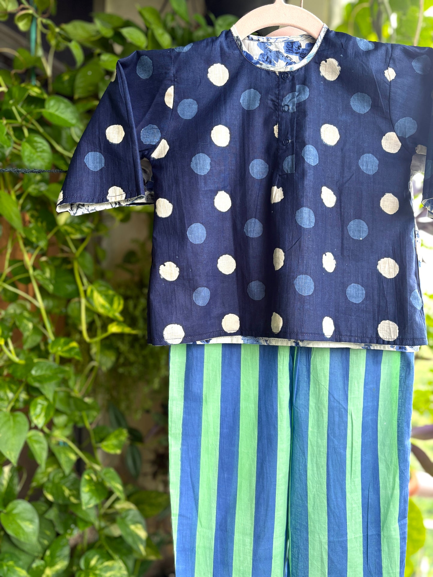 Blue Porcelain Reversible Coords