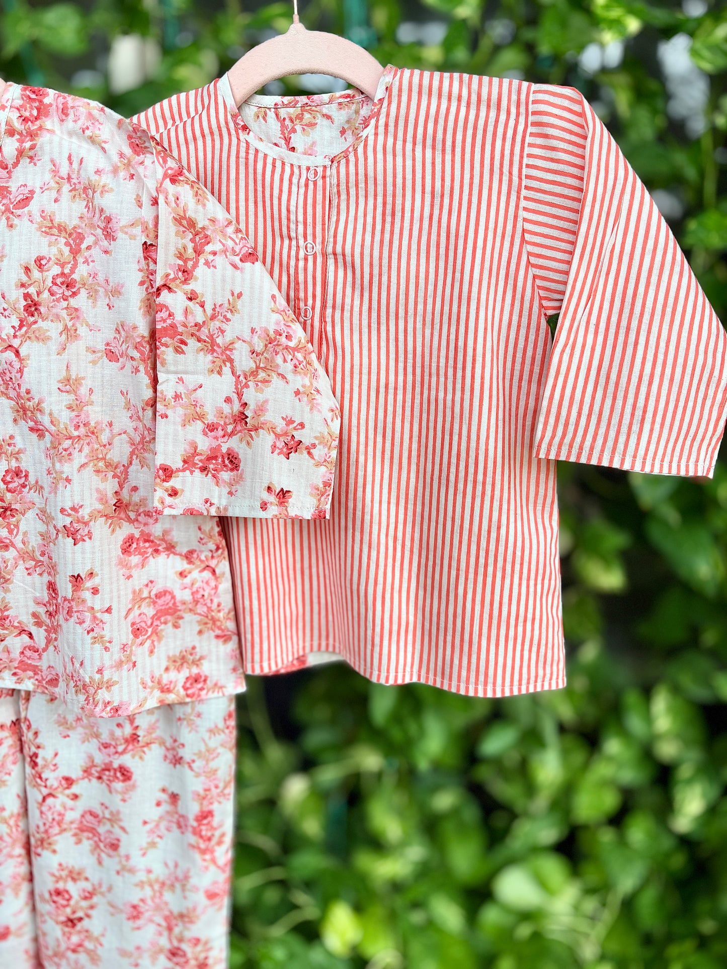 Peach Blossoms Reversible Coords