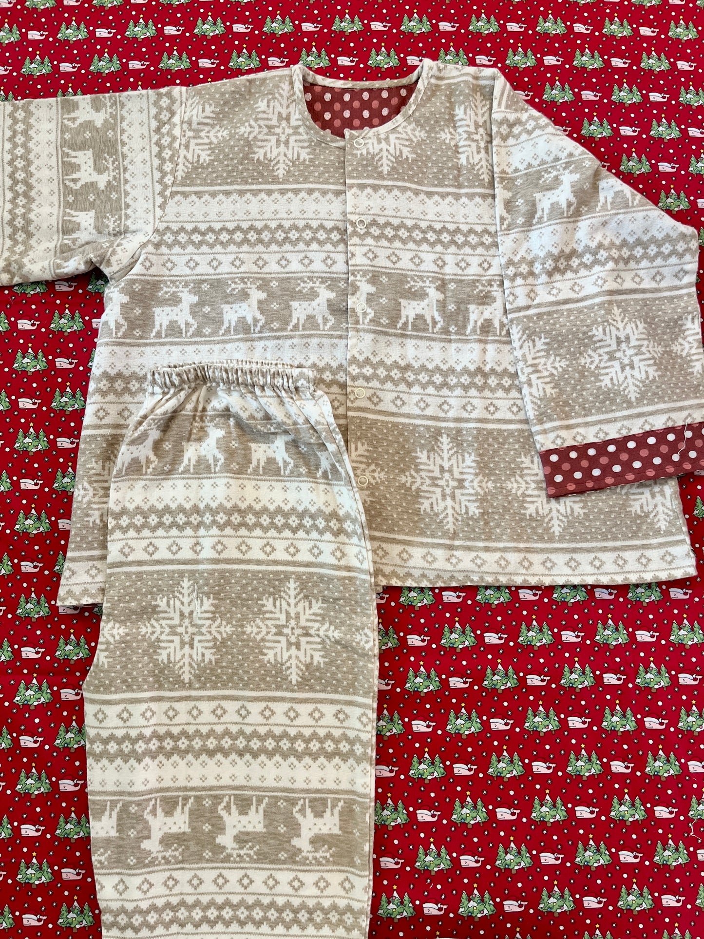 Christmas Flannel Reversible Coords
