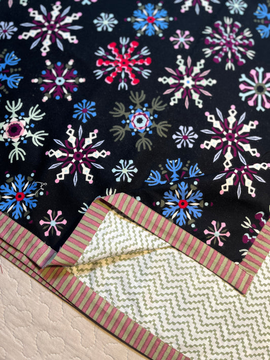 Snowflake Flannel Blanket
