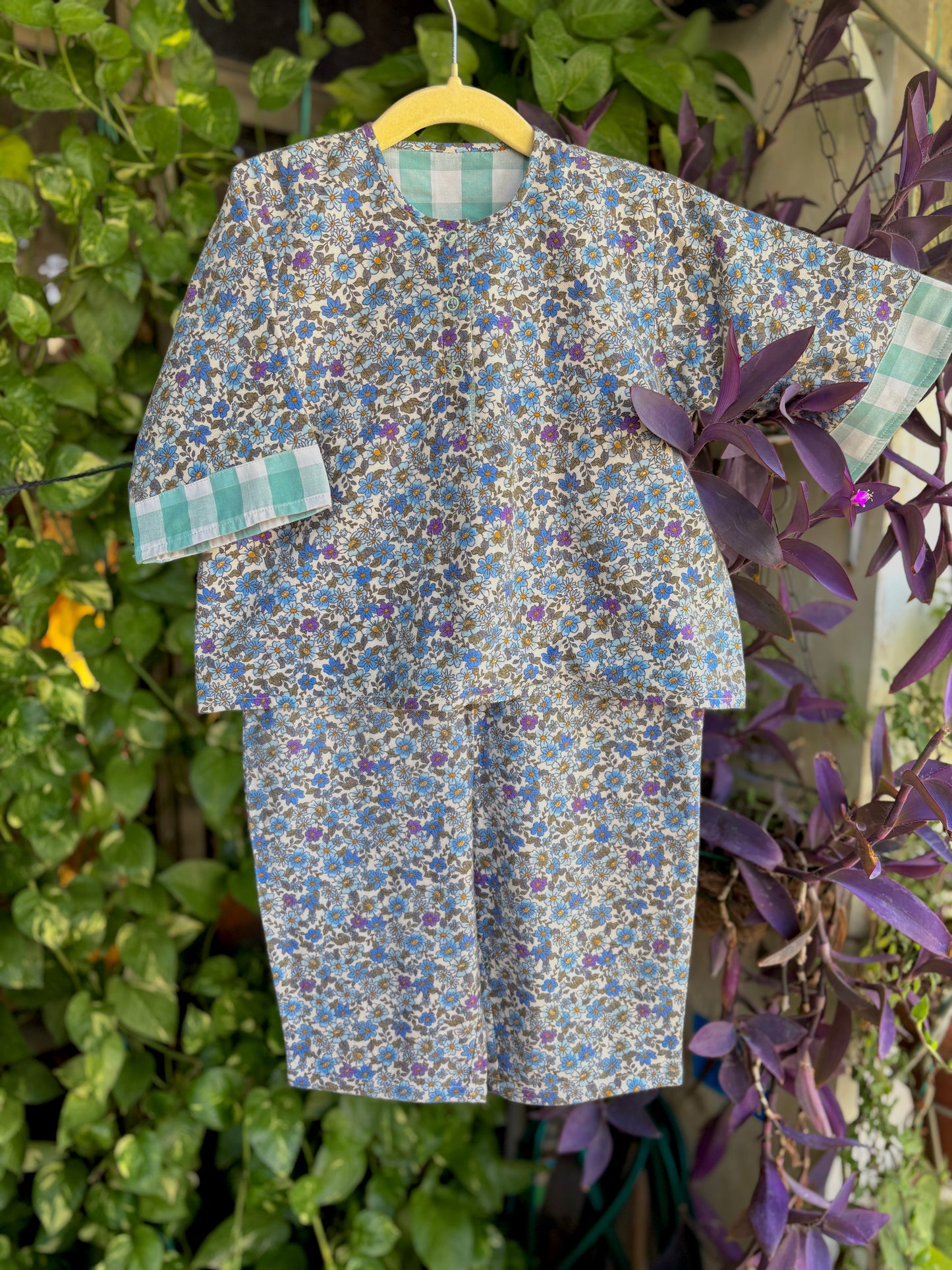 Winter Bloom Flannel Reversible Coords