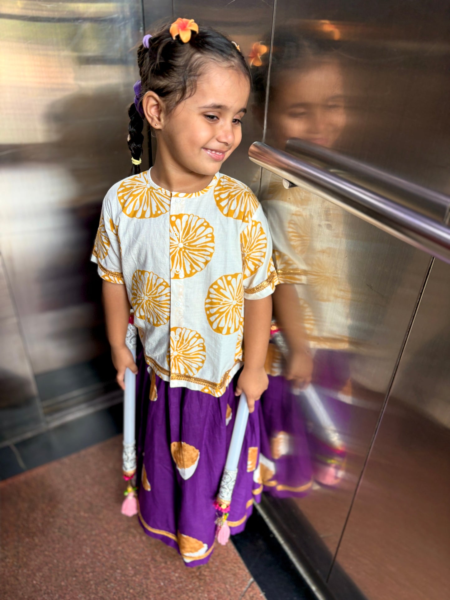 Purple Sun Lehenga Set