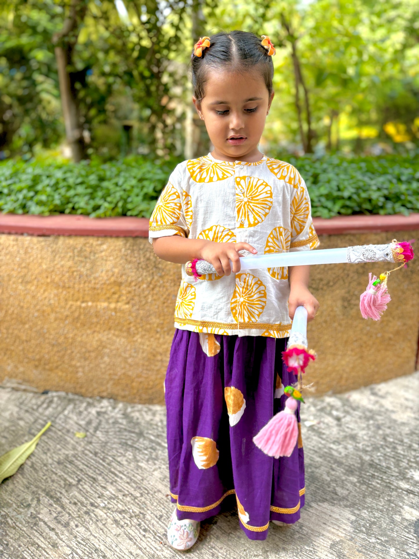 Purple Sun Lehenga Set