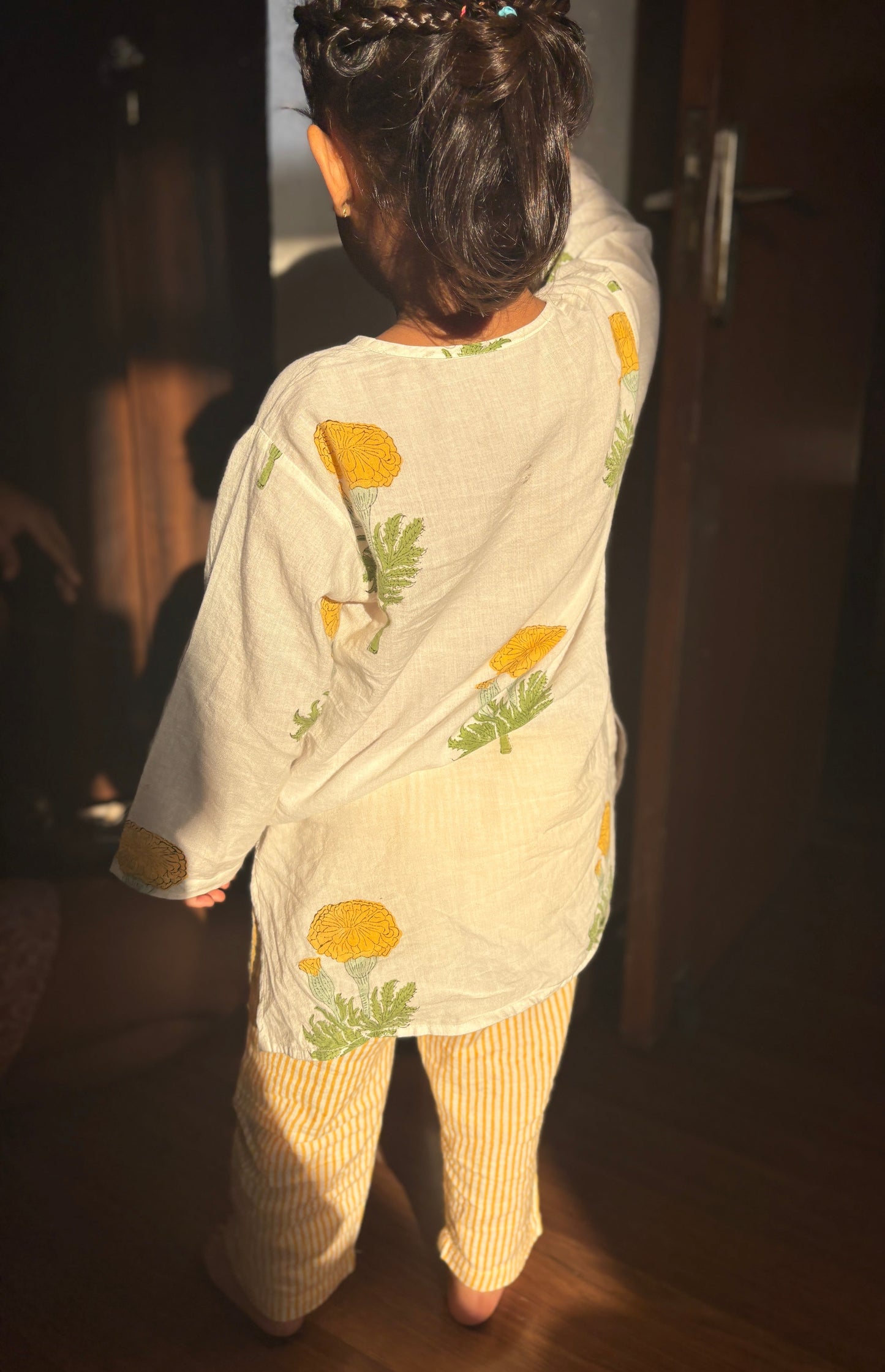 Marigold Kurta Pajama Set