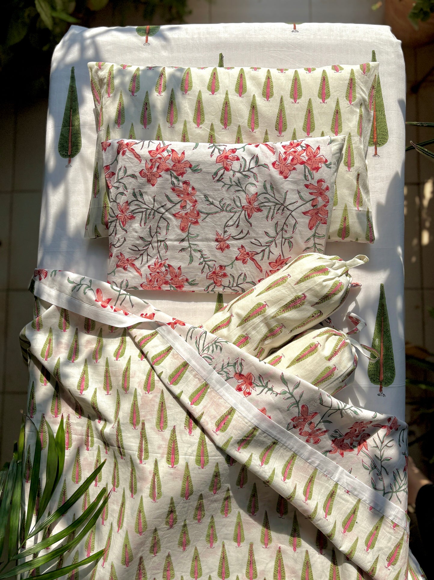 Pine Tree Cot Bedding Set