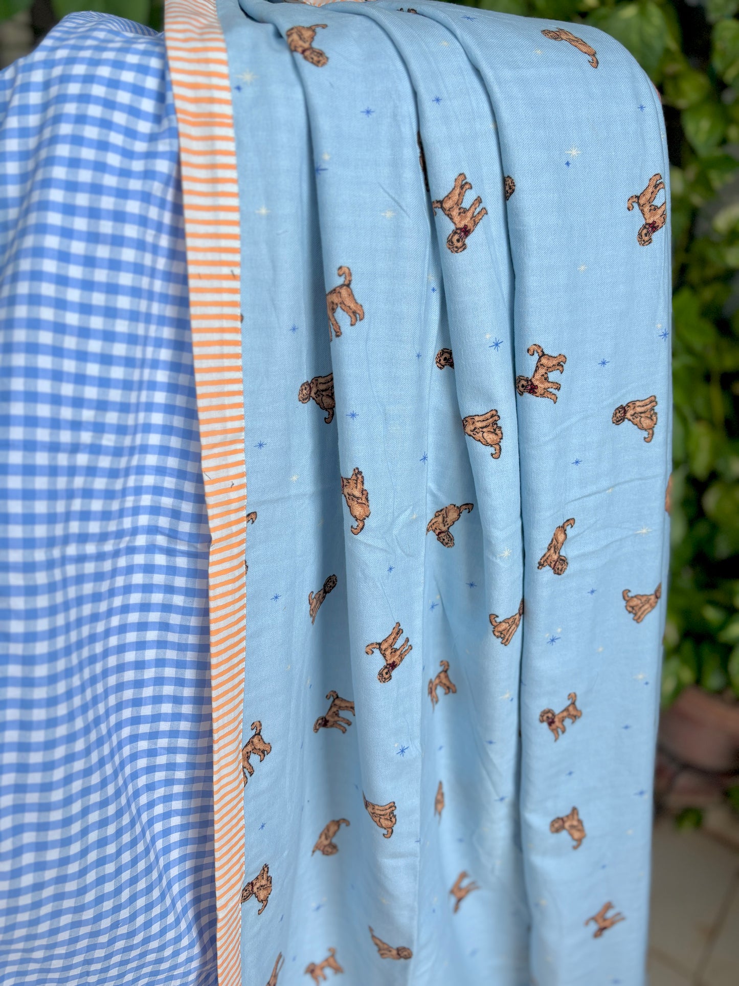 Puppy Star Full Size Flannel Blanket