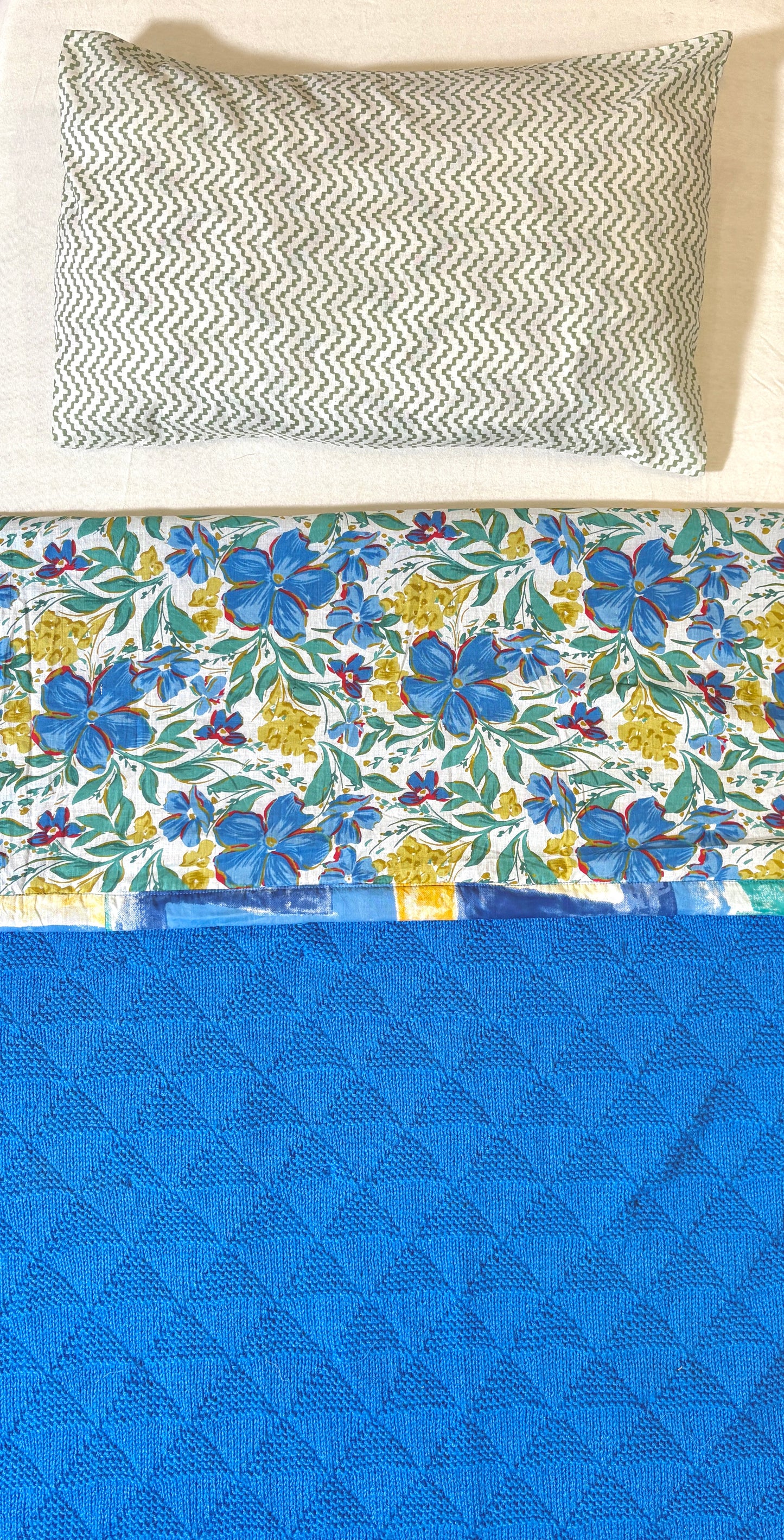Iris Hill Knitted Blanket