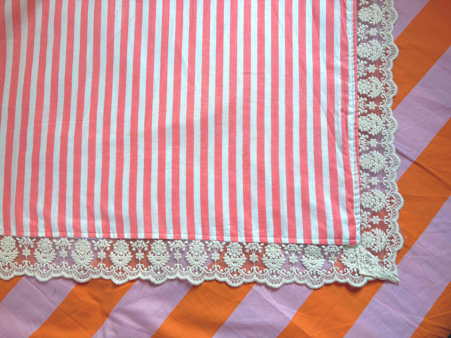Rainbow Full Size Muslin Blanket