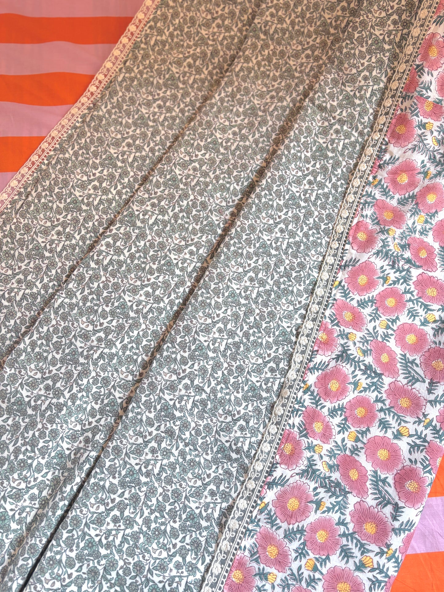 Flower Full Size Muslin Blanket