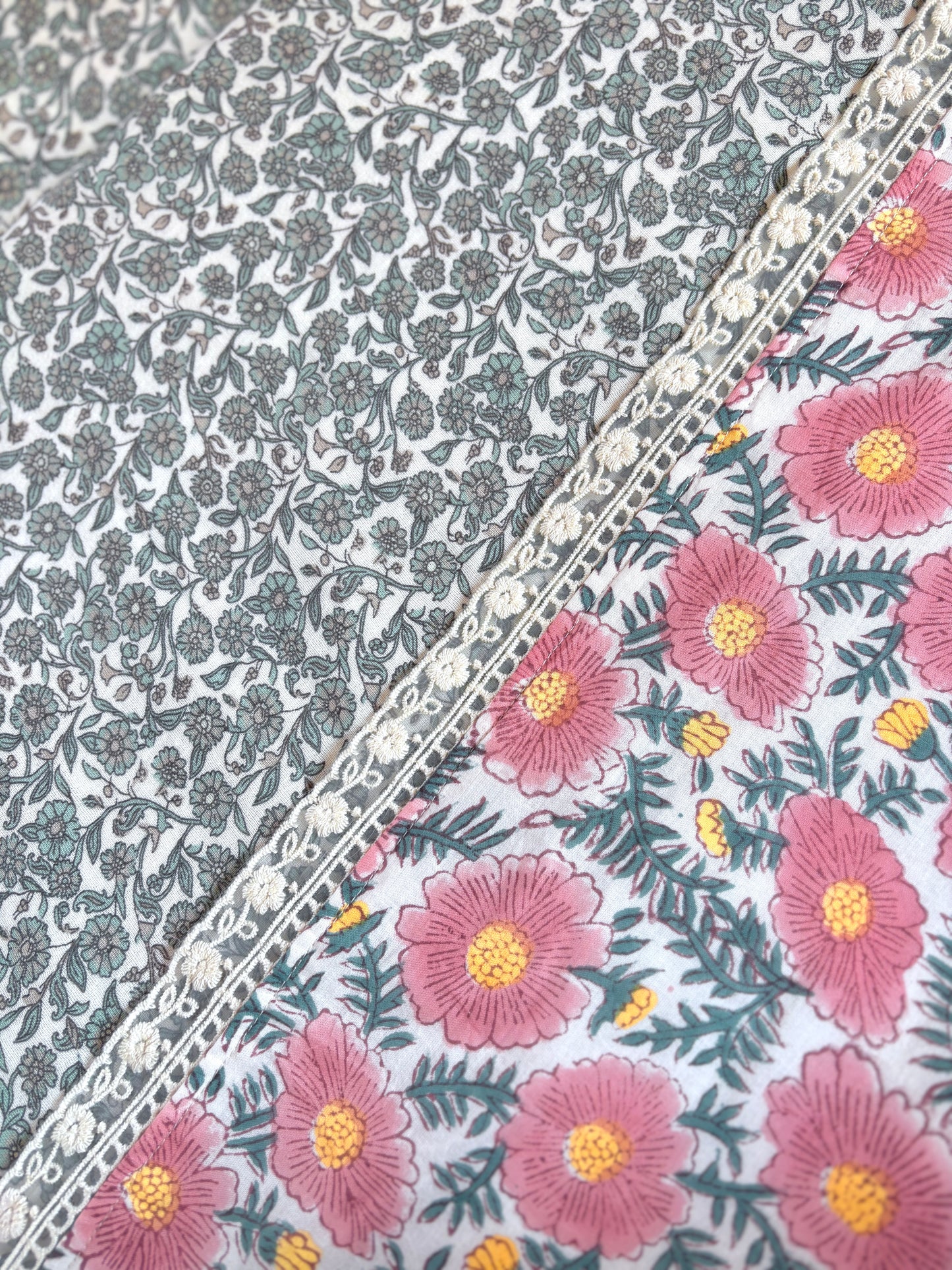 Flower Full Size Muslin Blanket