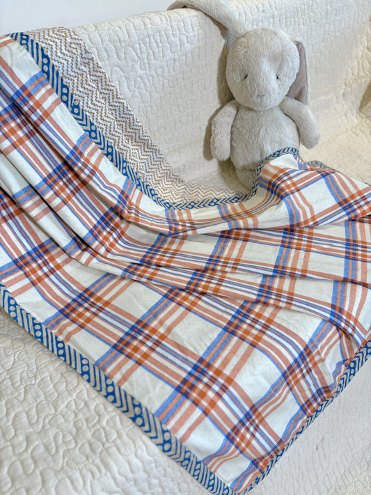 Snow Tweed Flannel Blanket