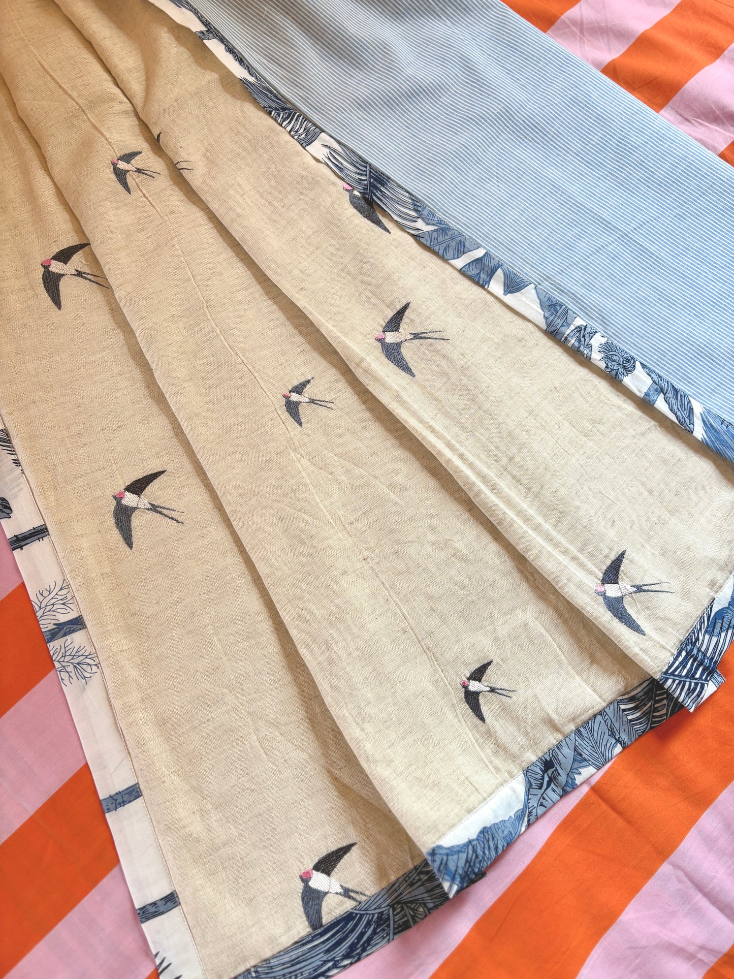 Birdy Embroidered Dohar