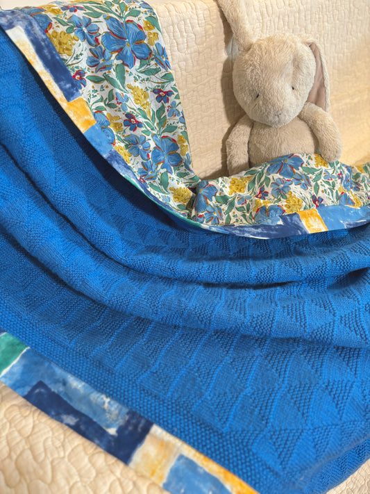 Iris Hill Knitted Blanket